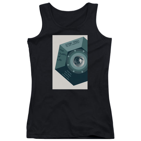 Star Trek/tng Season 6 Episode 9-juniors Tank Top-black