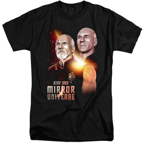Star Trek/mirror Picard-s/s Adult Tall 18/1-black