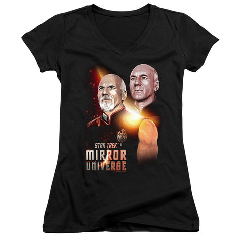 Star Trek/mirror Picard-junior V-neck-black