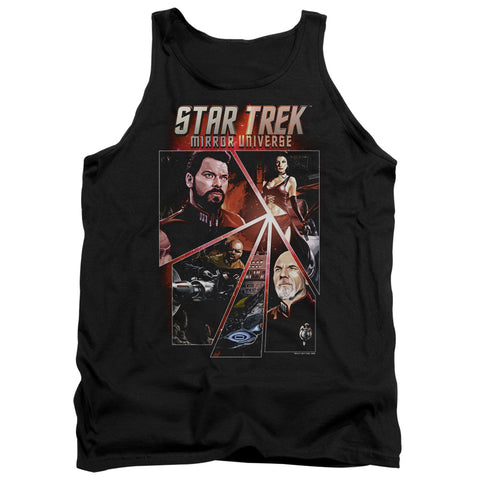 Star Trek/panels-adult Tank-black