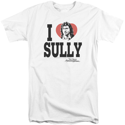 Dr.quinn/i Heart Sully-s/s Adult Tall-white