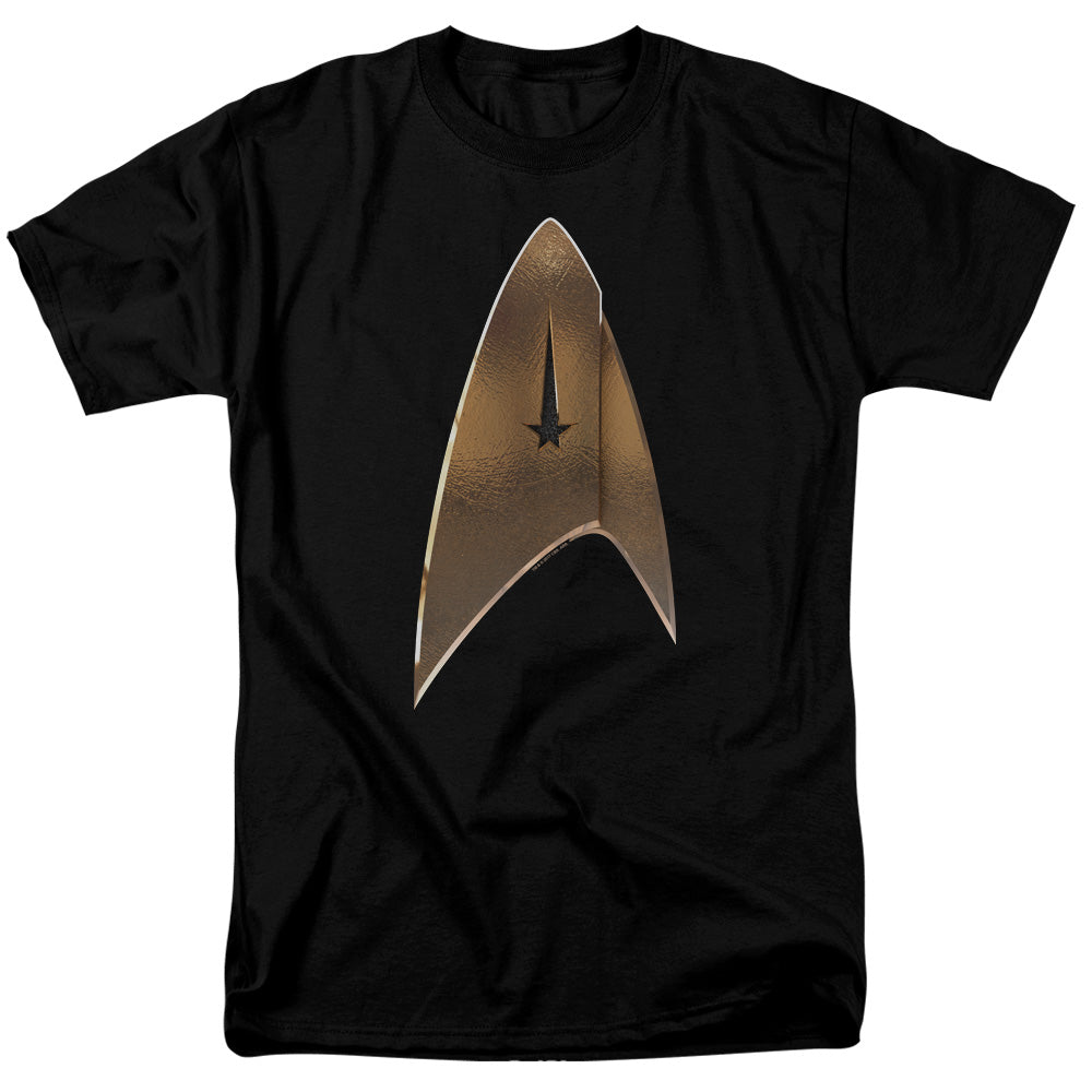 Star Trek Discovery/command Shield-s/s Adult 18/1-black