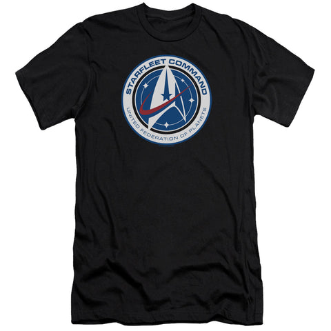 Star Trek Discovery/starfleet Command-hbo S/s Adult 30/1-black