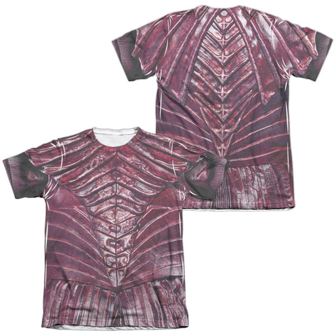 Star Trek Discovery/real Klingon Uniform (front/back Print)-adult Poly/cotton S/s Tee-white