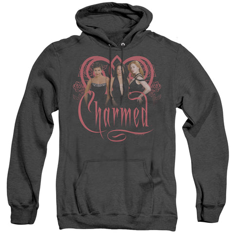 Charmed/charmed Girls - Adult Heather Hoodie - Black