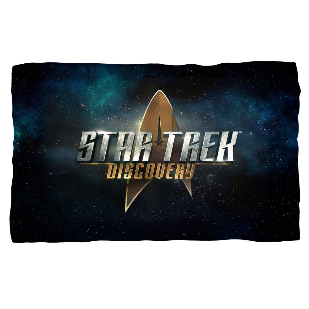 Star Trek Discovery/star Trek Discovery Logo-fleece Blanket-white