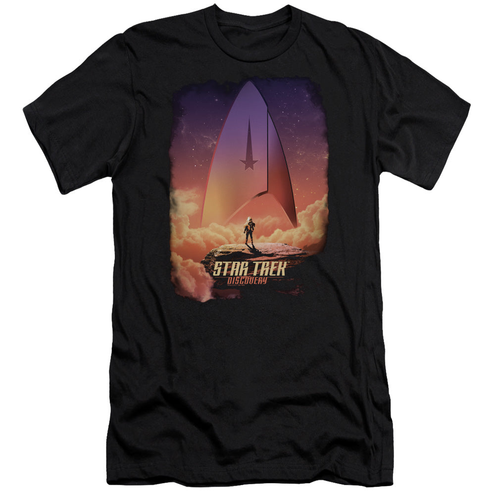 Star Trek Discovery/the Explorer-hbo S/s Adult 30/1-black