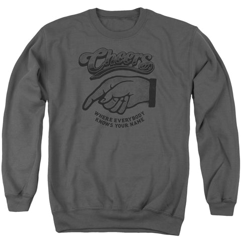 Cheers/the Standard-adult Crewneck Sweatshirt-charcoal
