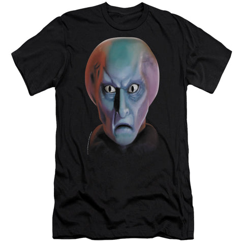 Star Trek/balok Head - S/s Adult 30/1 - Black