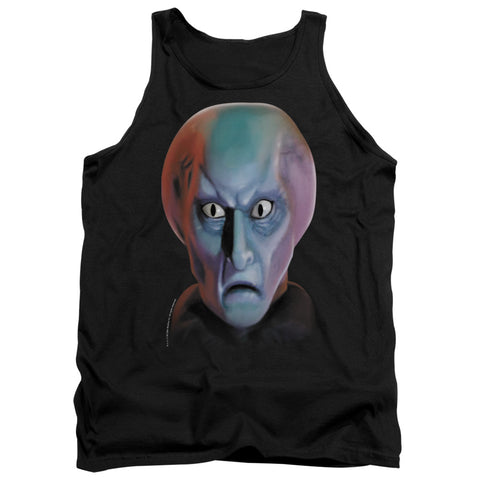 Star Trek/balok Head - Adult Tank - Black
