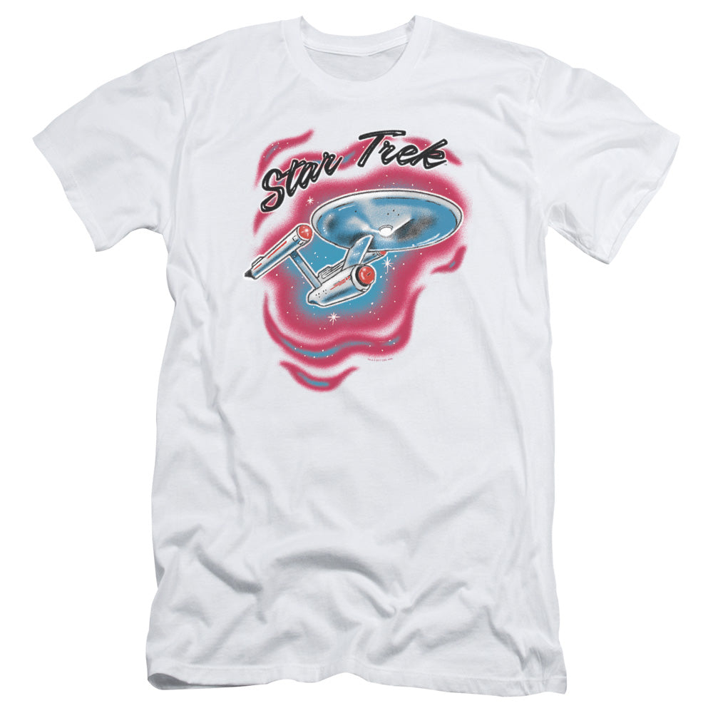 Star Trek/trek Airbrush-s/s Adult 30/1-white