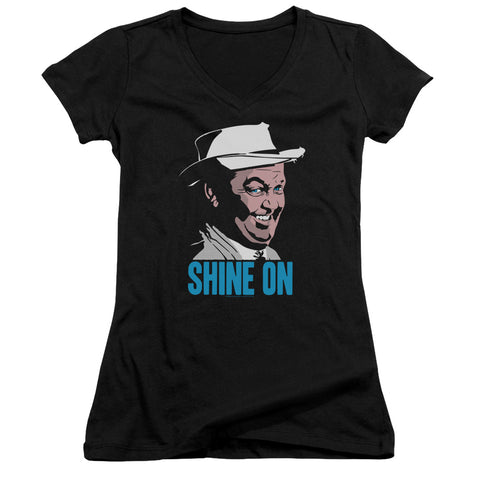 Andy Griffith/shine On-junior V-neck-black