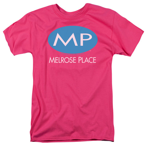 Melrose Place/melrose Place Logo - S/s Adult 18/1 - Hot Pink