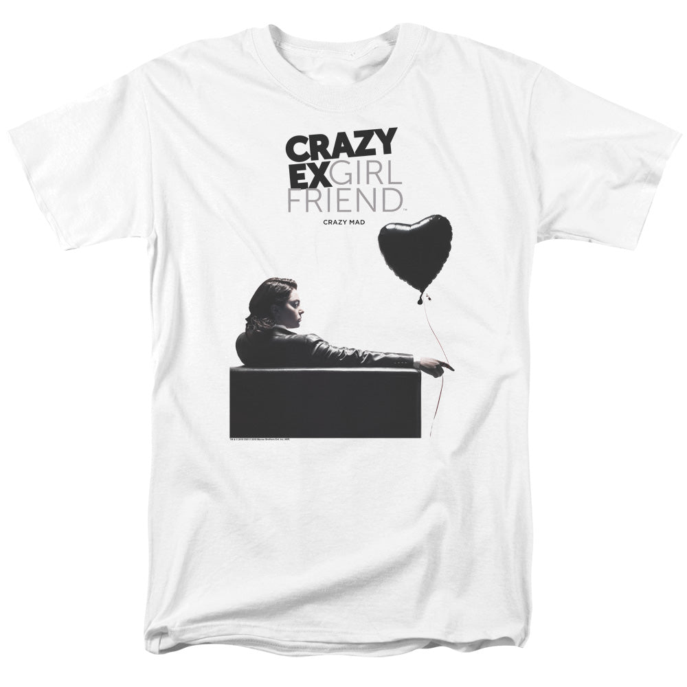 Crazy Ex Girlfriend/crazy Mad-s/s Adult 18/1-white