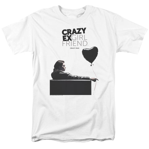 Crazy Ex Girlfriend/crazy Mad-s/s Adult 18/1-white