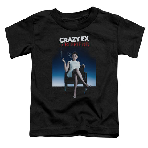 Crazy Ex Girlfriend/crazy Instinct-s/s Toddler Tee-black