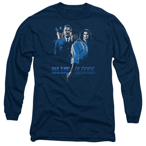 Blue Bloods/blue Inverted-l/s Adult 18/1-navy