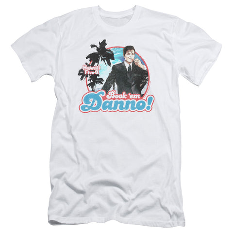 Hawaii 5 0/book Em Danno-s/s Adult 30/1-white