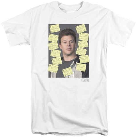 American Vandal/detention-s/s Adult Tall 18/1-white