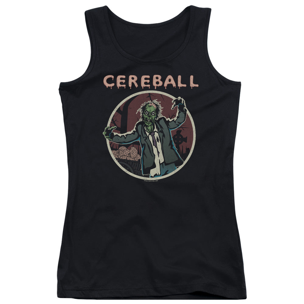 Hell Fest/cereball-juniors Tank Top  -black