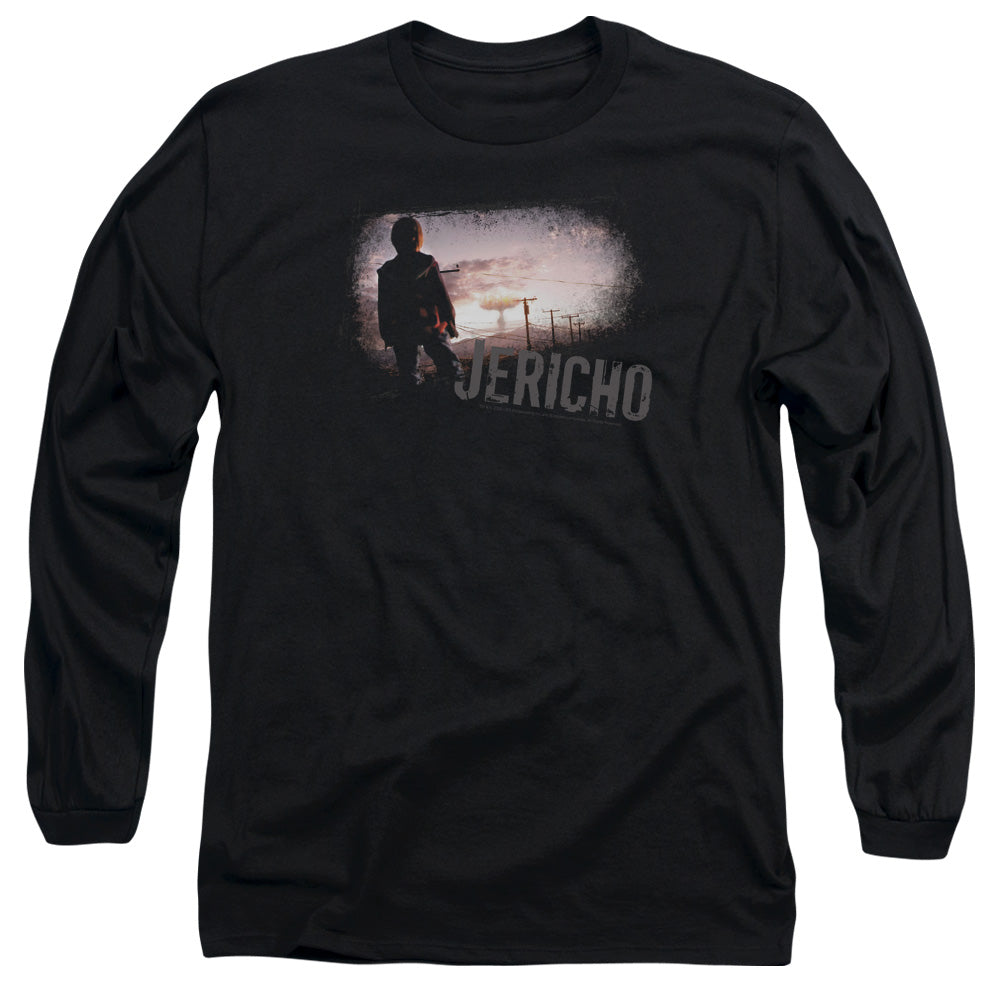 Jericho/mushroom Cloud - L/s Adult 18/1 - Black