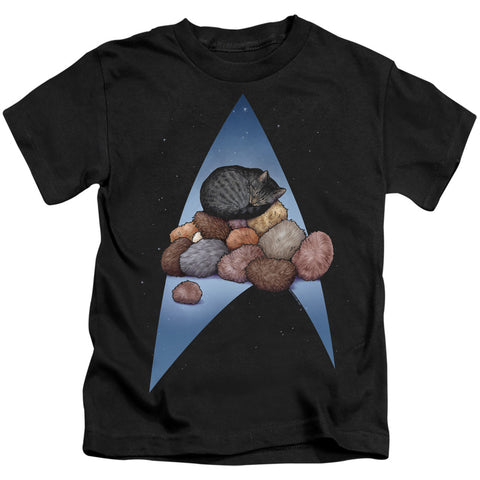 Star Trek/five Year Nap-s/s Juvenile 18/1-black