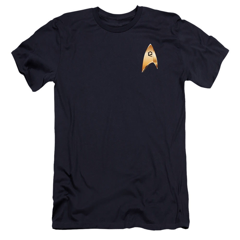 Star Trek Discovery/operations Badge-hbo S/s Adult 30/1-navy