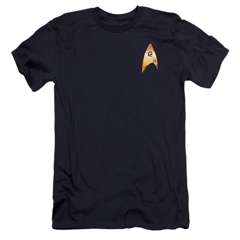 Star Trek Discovery/operations Badge-hbo S/s Adult 30/1-navy