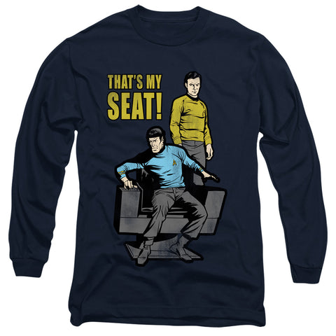Star Trek/my Seat-l/s Adult 18/1-royal Blue