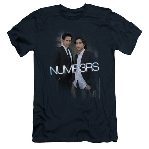 Numb3rs/don & Charlie - S/s Adult 30/1 - Navy