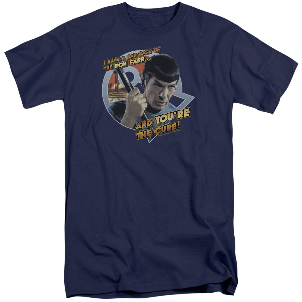 Star Trek/pon Far-s/s Adult Tall-navy
