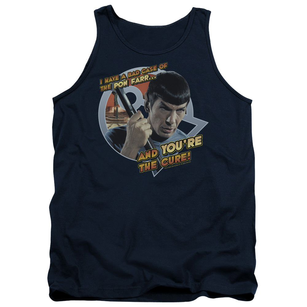 Star Trek/pon Far - Adult Tank - Navy