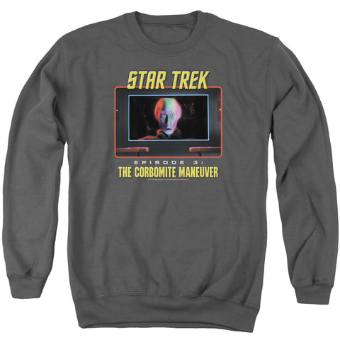 St Original/the Corbomite Maneuver - Adult Crewneck Sweatshirt - Charcoal