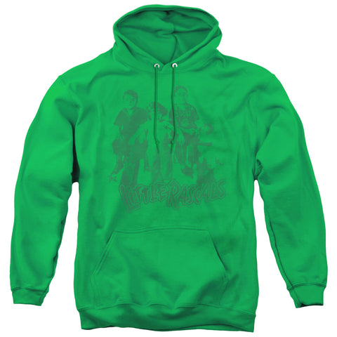 Little Rascals/the Gang - Adult Pull-over Hoodie - Kelly Green