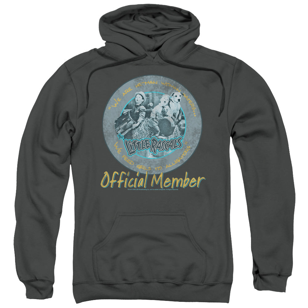 Little Rascals/he Man Woman Haters-adult Pull-over Hoodie-charcoal