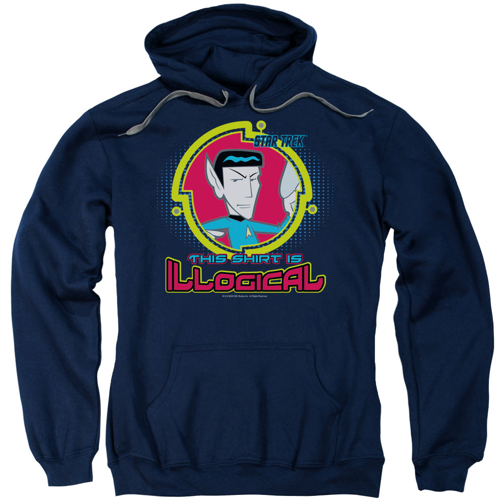 Quogs/illogical-adult Pull-over Hoodie-navy