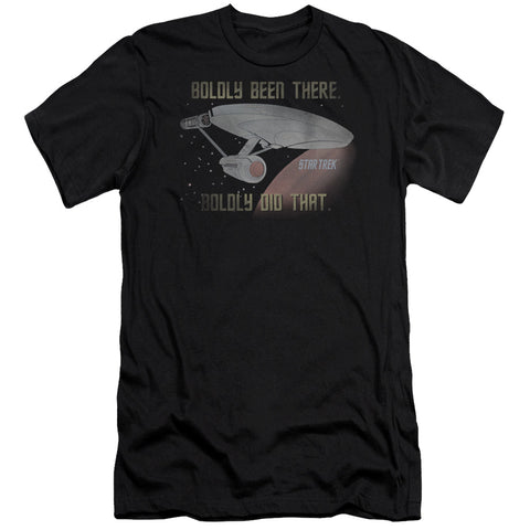 Star Trek/boldly Did That-premuim Canvas Adult Slim Fit 30/1-black
