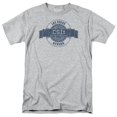 Csi/vegas Badge - S/s Adult 18/1 - Athletic Heather