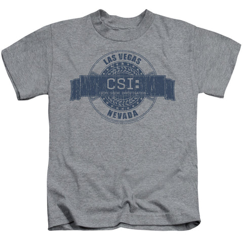 Csi/vegas Badge - S/s Juvenile 18/1 - Athletic Heather