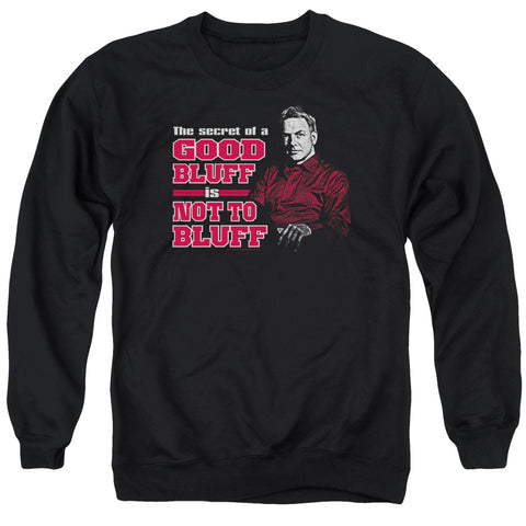 Ncis/no Bluffing - Adult Crewneck Sweatshirt - Black