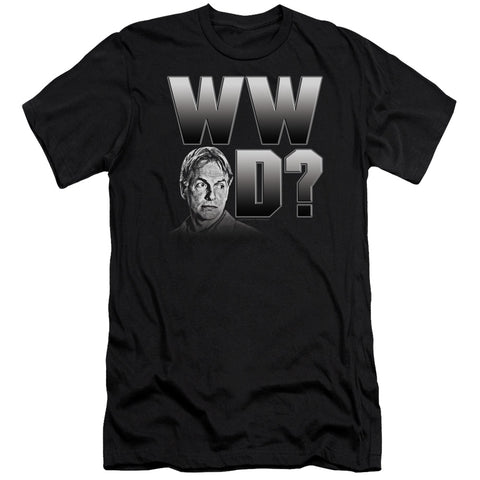 Ncis/what Would Gibbs Do - S/s Adult 30/1 - Black