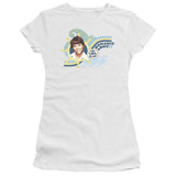 Juniors Sheer Cap Sleeve