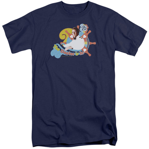 Love Boat/the Doctor Is In-s/s Adult Tall-navy