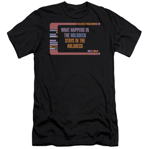 Star Trek/holodeck Secrets - S/s Adult 30/1 - Black