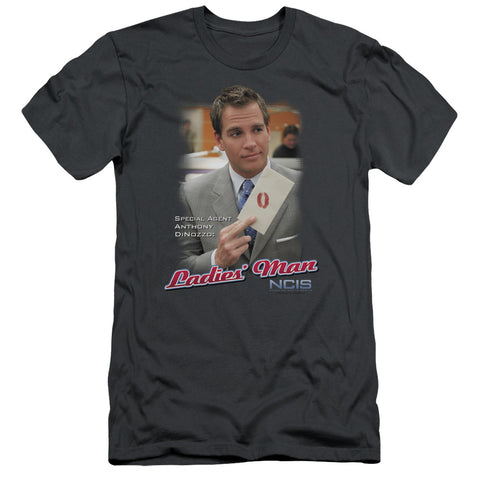 Ncis/ladies Man - S/s Adult 30/1 - Charcoal