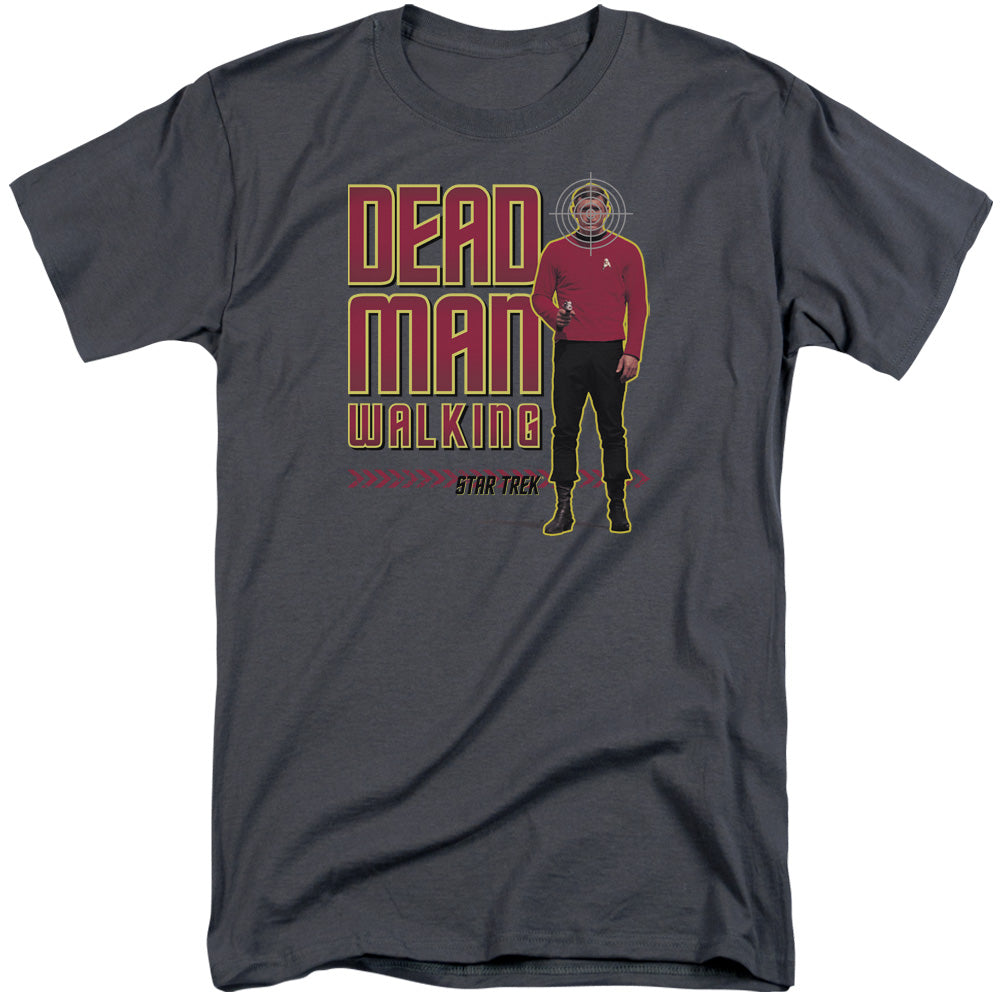 Star Trek/dead Man Walking-s/s Adult Tall-charcoal