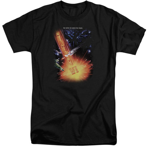 Star Trek/undiscovered Cntry(movie)-s/s Adult Tall-black