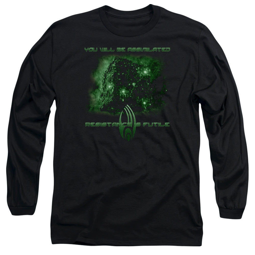 Star Trek/assimilate-l/s Adult 18/1-black