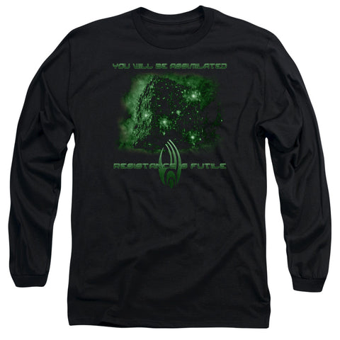 Star Trek/assimilate-l/s Adult 18/1-black