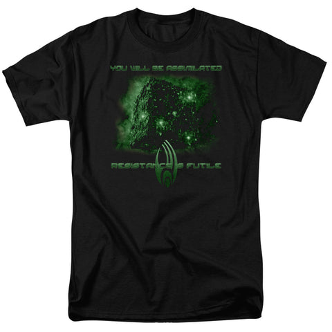 Star Trek/assimilate - S/s Adult 18/1 - Black